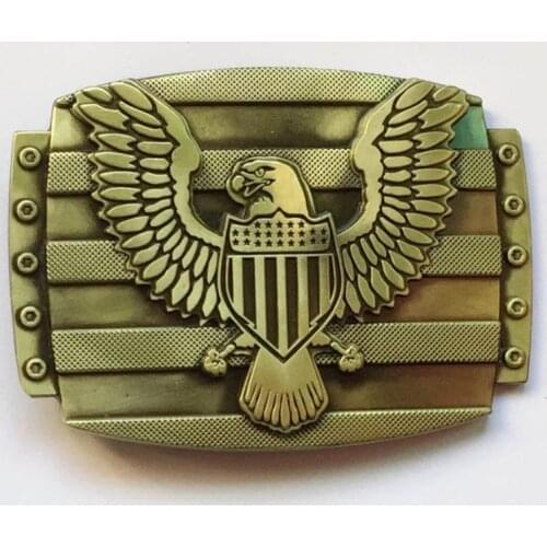 Brass Eagle Western Belt Buckle