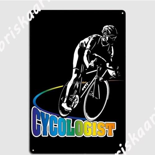Cycologist Metal Sign Retro Wall Decor Garage Club Cinema Living Room Tin sign Posters