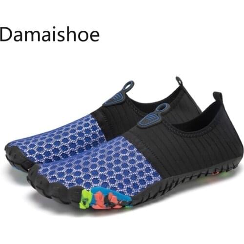 2021 Summer Couple Outdoor Wading River Tracing Shoes Thick Bottom Beach Swimming Shoes Men and Women Running Fitness Shoes