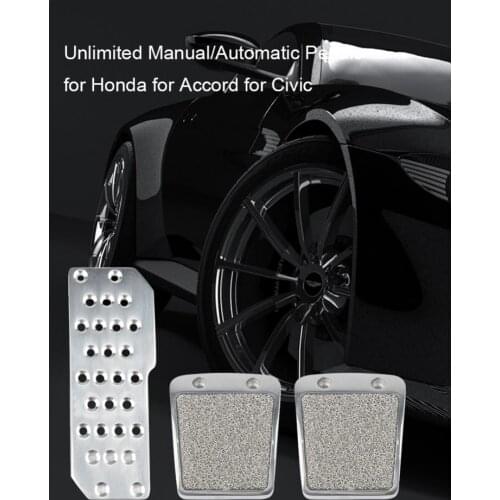 Nonslip Metal Momentary Electric Power Foot Pedal Switch Manual/Automatic Foot Pedal for Honda for Accord for Civic Pedals