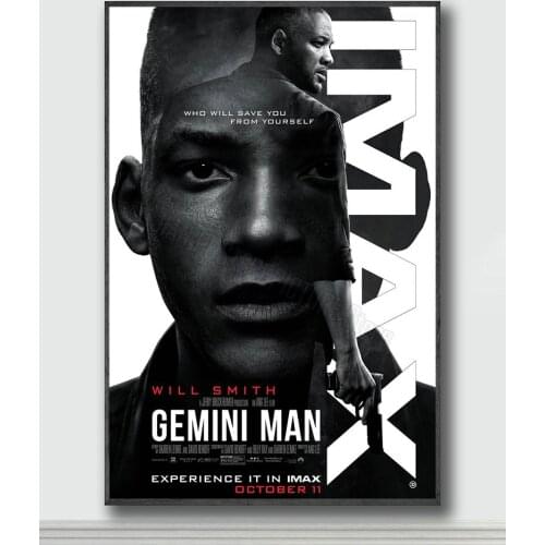 NJ233 Gemini Man Movie 5 Silk Posters and Prints wall art Art Poster Home Decor