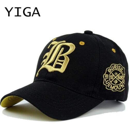 YIGA 2018 New Fashion Outdoor Embroidery cotton mens baseball cap for Man Women wholesale