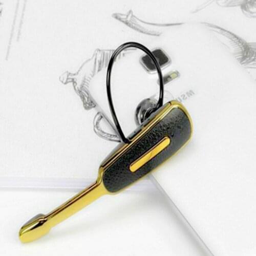 New Wireless Bluetooth Earphone Ear-Hook Handsfree Business Headset with Mic Sport Earphones for ios and Android Phone