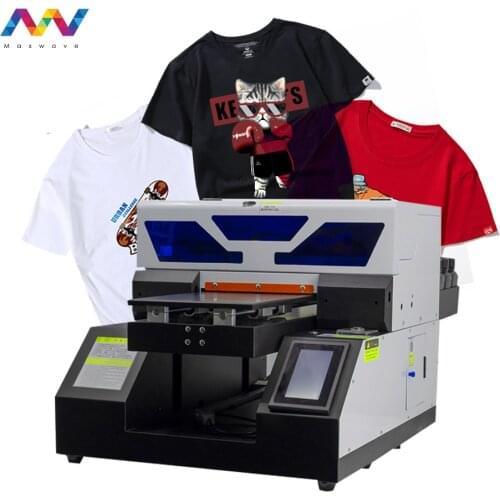 Fabric A3 A4 DTG T-shirt Printer inkjet Printing Machine With UV Epson Vinyl Cutter