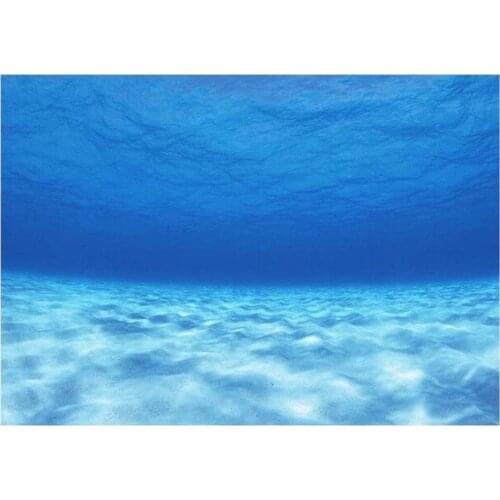 PVC 3D One Side Fish Tank Background Adhesive Underwater Tank Background Poster Backdrop Decoration Paper