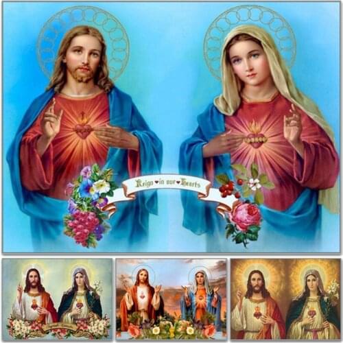 5d Diy religion Jesus diamond painting Icon of Leader Diamond Mosaic True religious men diamond embroidery rhinestones painting