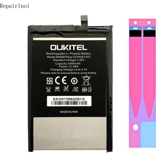 Аккумуляторы для телефонов Oukitel K6000 Plus Repairlnoi China At AliExpress