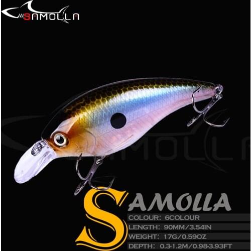 Fishing Tackle Lure Crank Weights 17g Floating Bait Depth 0.3-1.2m Crankbait Mino Lures Pesca Wobblers For Carp Fish Lures Goods