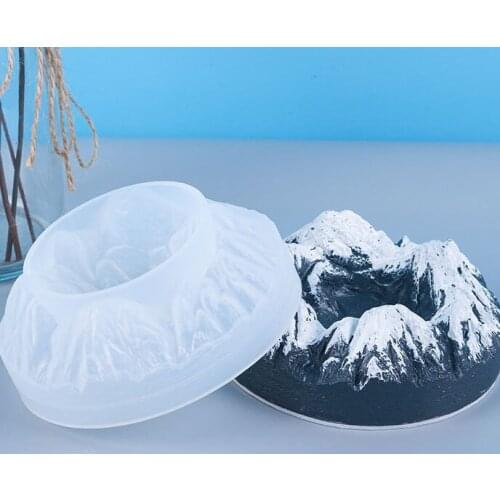 Snow Mountain Silicone Mold for DIY Handmade Crafts Concrete Mold DIY Jewelry Making Finding