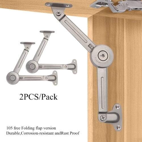 Folding Damper Hydraulic Struts for Upper or Lower Cabinet Doors Support Cabinet Door Air Pressure Rod Furniture Hinges