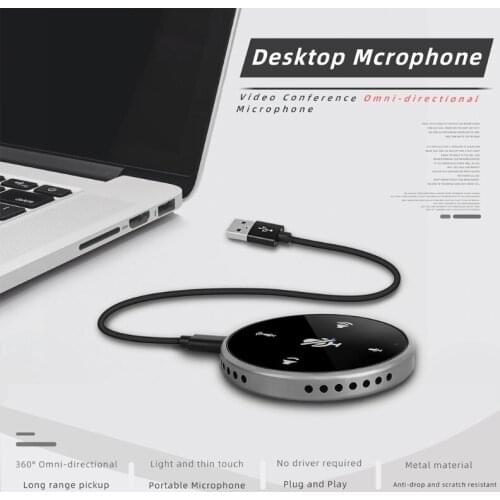 USB Omni-directional Condenser Microphone Mic for Meeting Business Conference