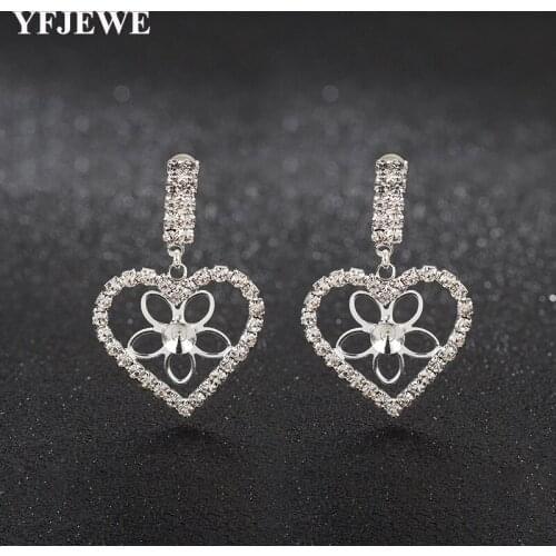 YFJEWE New Exclusive Jewelry Gold/Silver color Filled Hollow Face Dangle Earrings Girls Chic Charms Earrings Bijoux E564