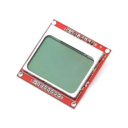 2PCS 84X48 84*48 Nokia 5110 LCD Module with blue backlight adapter PCB
