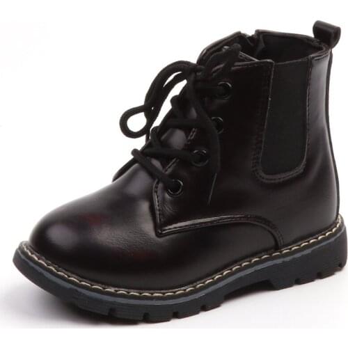 2021 KidsShoes Baby Boys Waterproof Children Boys Snow Boots Fashion Winter Autumn Toddler Ankle Boots 1 2 3 4 5 6 Years