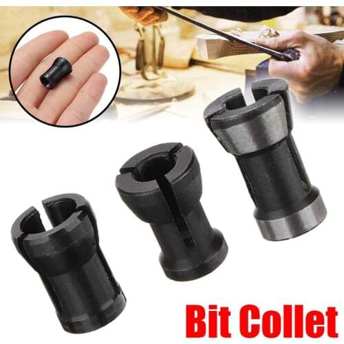 6/6.35/8mm HSS Woodworking Router Bit Collet Chucks Engraving Trimming Machine Electric Router