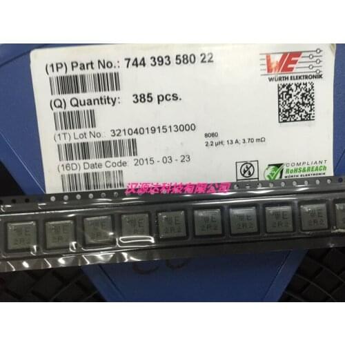 74439358068 WE6R8 patch high-current inductors 8080-6.8UH 7.2A 8X8X8