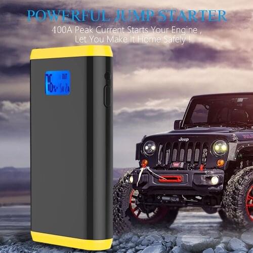 12V 8000mAh Car Jump Starter Pack LED Boster Mobile Charger Battery Power Bank Car Charger With Strobe LED Flash