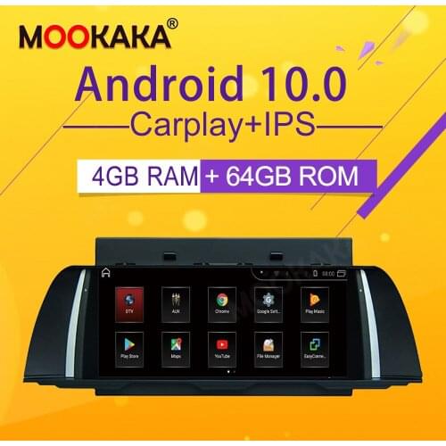 IPS Android 10.0 8+128G Car GPS Navigation For BMW 5 F10 2013-2014 Radio Multimedia Player Stereo Recoder Head Unit DSP Carplay
