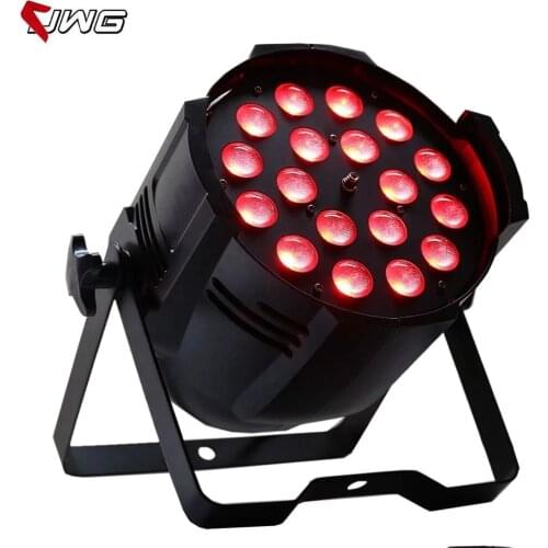 Free Shipping Christmas Projector Indoor Led Par 18x18w 6in1 RGBWA UV Zoom Led Par Light Led Par Can Zoom Led Light