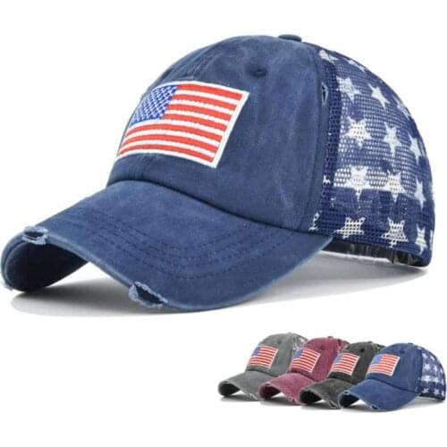 Doitbest Mesh Couples baseball caps mom dad hat for women men 2021 Flag embroidery sports snapback cap Summer gorras hombre