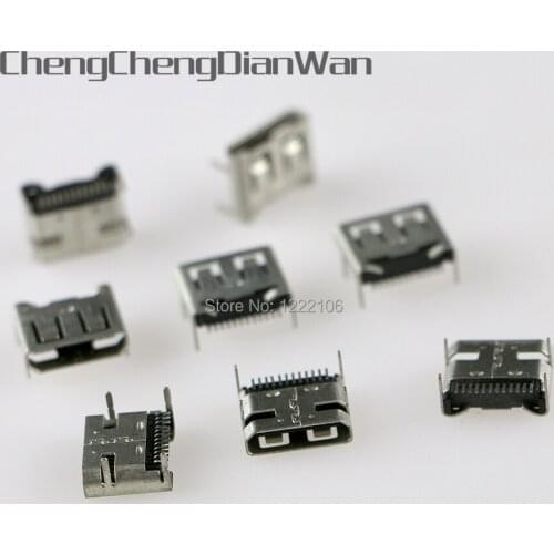 ChengChengDianWan Earphone Charging Port Charger Connector Socket Replacement For Xbox One xboxone Controller 5pcs/lot