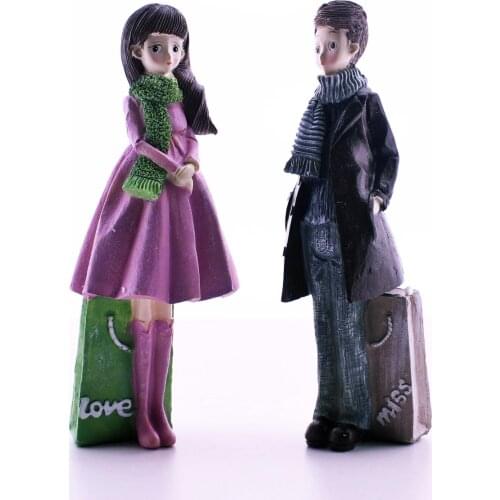 Decorative Love Miss Two Lovers Trinket 20cm