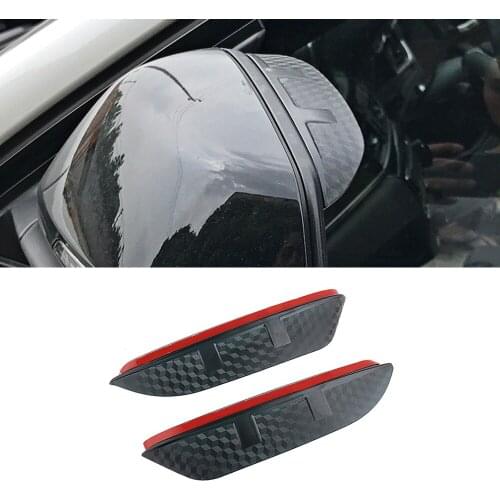 For BMW X3 2003-2021 E83 F25 G01 Car Side Rearview Mirror Rain Eyebrow Visor ABS Carbon Fiber Sun Shade Snow Guard Shield