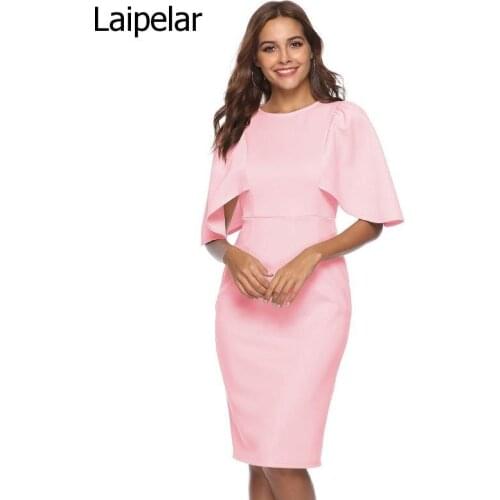 Women Elegant Ruffle Sleeve Ruched Pinup Vestidos Party Wear To Work Fitted Stretch Slim Wiggle Pencil Sheath Bodycon Dress Suit