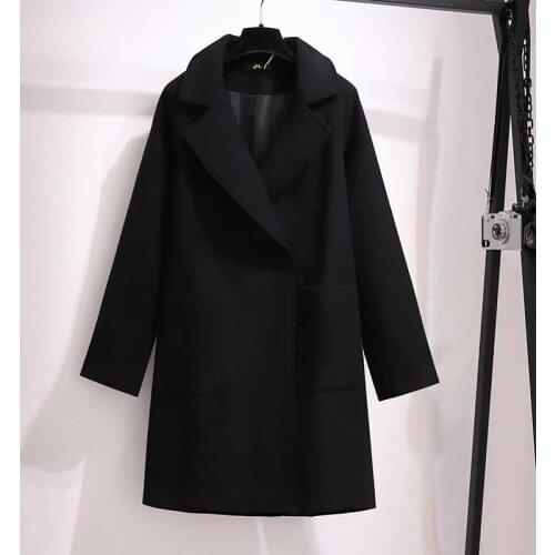FAISIENS Womens Black Coats