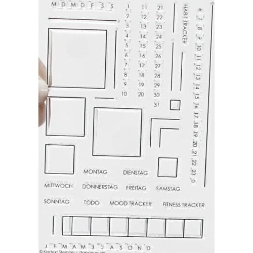 German Clear Stamp/Seal for DIY scrapbooking/photo album Decorative clear stamp sheets A3036