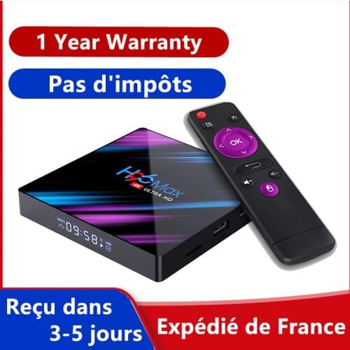 H96 MAX Android 9.0 IPTV BOX RK3318 Quad core Dual wifi BT 4K media player h96max android tv box support Smart TV