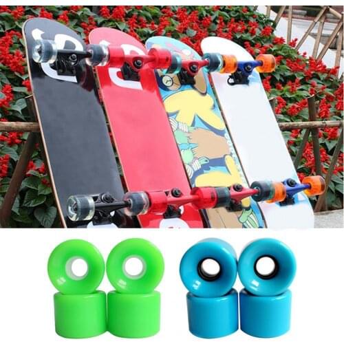 Land surfboard wheels, multi-color skateboard wheels, high-elastic PU wheels for street brushing Multi-color long board wheel