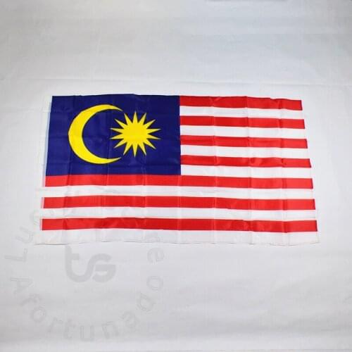 Malaysia 90*150cm Banner Hanging National flag for meet,Parade,party.Hanging,decoration