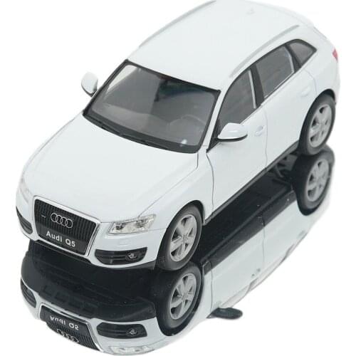 WELLY 1:24 Audi Q5 SUV Alloy Luxury Vehicle Diecast Pull Back Cars Model Toy Collection Xmas Gift