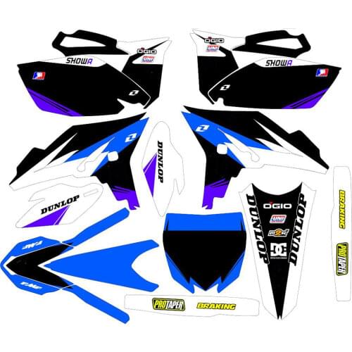 Motorcycle 3M Decals Stickers Graphics kits for Yamaha YZ250F YZF250 2010 2011 2012 2013 YZF 250 for Yamaha 250 YZF 2013-2010