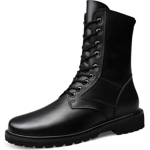 Martin Men leather boots and wool thermal couple leather boots large SIZE35 Martin - 49 chesil cool couple boots shoes