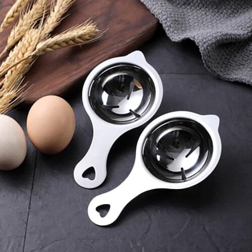 Stainless Steel Egg White Separator Tools Eggs Yolk Filter Gadgets Kitchen Accessories Separating Funnel Spoon Egg Divider Tool