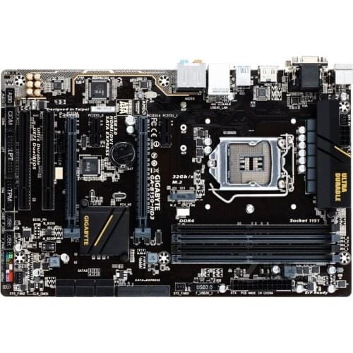 Original motherboard for Gigabyte B150-HD3 DDR4 64GB USB2.0 USB3.0 VGA DVI HDMI GA-B150-HD3 DDR4 LGA 1151 USED Desktop Motherboard