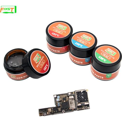 High Capacity 183/158/138/℃ FIXST Solder Paste With Lead Tin Paste For Motherboard Repair Iphone Repair Tool Set New Arrival 90G