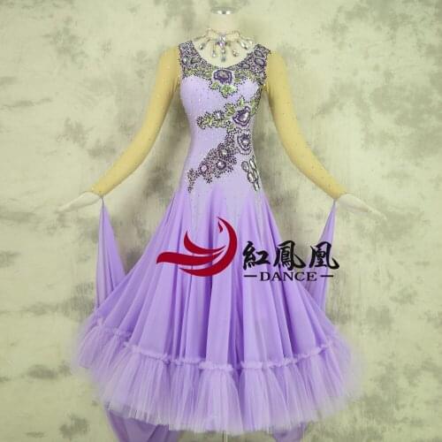 Standard Ballroom Dance Dresses High Quality Stage Flamenco Tango Waltz Dancing Costume Women Ballroom Competition Dress