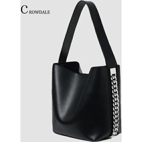 CROWDALE Brand New Bucket Bag for women 2019 famous designer women Shoulder Bag Messenger Bags bucket crossbody bag for women
