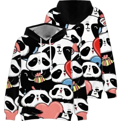 3D Full Printed Many Pandas Hoodies Men Women Sweatshirts Unisex Streetwear Autumn Kids Animal Tops Fashion Boys Girls Pullovers