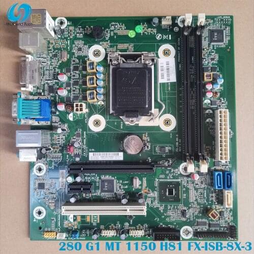 High quality Motherboard for 791129-001 782450-002 280 G1 MT 1150 H81 FX-ISB-8X-3 REV:1.0 will test before shipping