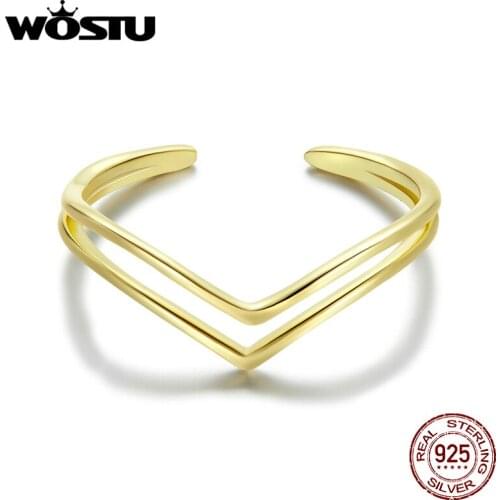 WOSTU 2021 New Finger Ring Hot Sale 925 Sterling Silver Victorias Ring Openwork Women Fine Sterling Silver Jewelry Gift BKR713