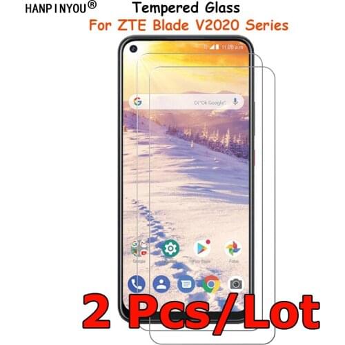 2 Pcs /Lot For ZTE Blade V2020 / Vita Tempered Glass Screen Protector Explosion-proof Protective Film Toughened Guard