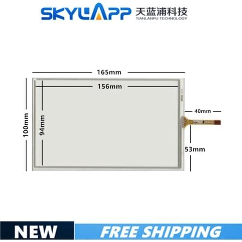 7 inch For Winca S100 Wince 6 Compatible Touch Screen Glass 4 lines 165*100 Resistive Touchscreen