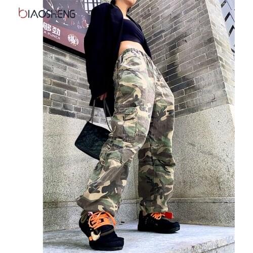 BIAO SHENG Women's Straight Trousers