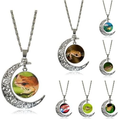 EJ Glaze Puerto Rican Coqui Fashion Necklace Handmade Moon Shape Choker Necklace Jewelry Multi Designs For Women