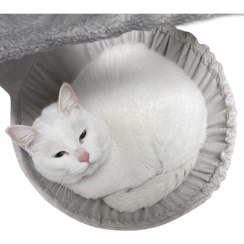 Cat Sleeping Hammock Beds Dia 30CM/35CM Pet Bed Cat Climbing Frame Accessories 4 Colors