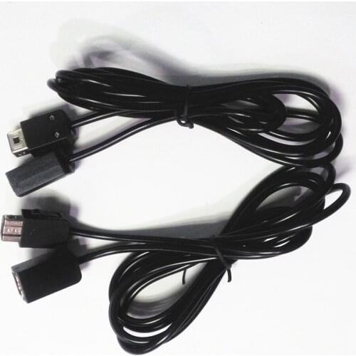 HISPEEDIDO 100 pcs/lot 1.8M 6ft Black Extension Cable for Nintendo Wii For Classic Mini NES for Mini SNES Controller